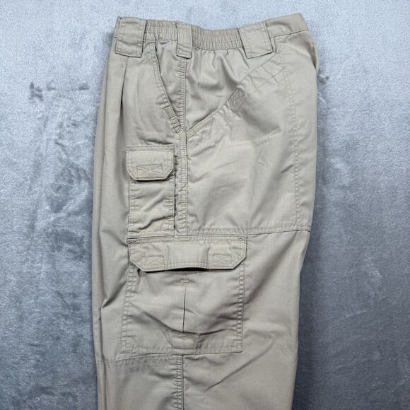 5.11 511 Tactical Taclite Pro Cargo Pants Men’s 38x34 Tan Ripstop Duty Combat - Picture 8 of 11